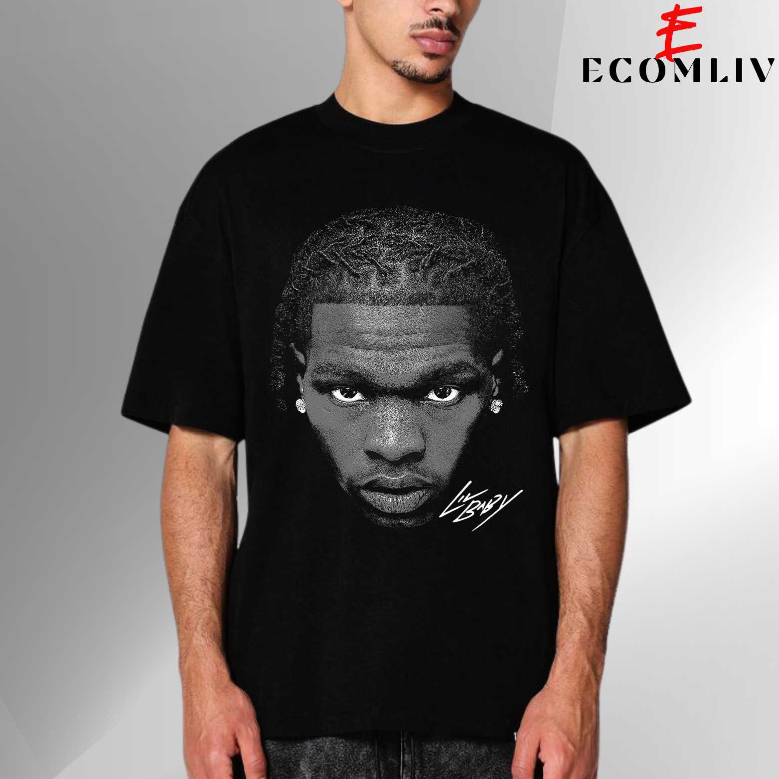 Vintage Style Lil Baby T-Shirt, Hip Hop Retro Gift